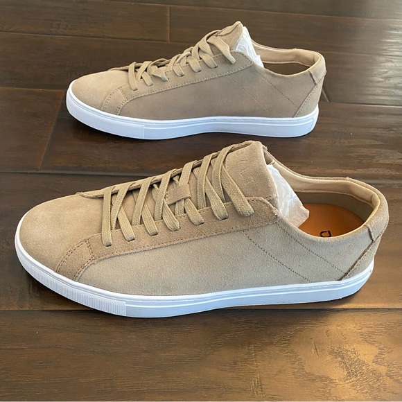 New without box BYLT Basics tan lace up sneakers men’s size 12 - Picture 1 of 7